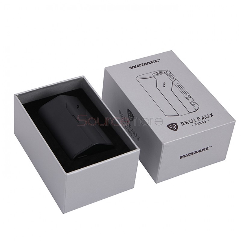 Wismec RX200 Reuleaux 200W TC Mod - Black