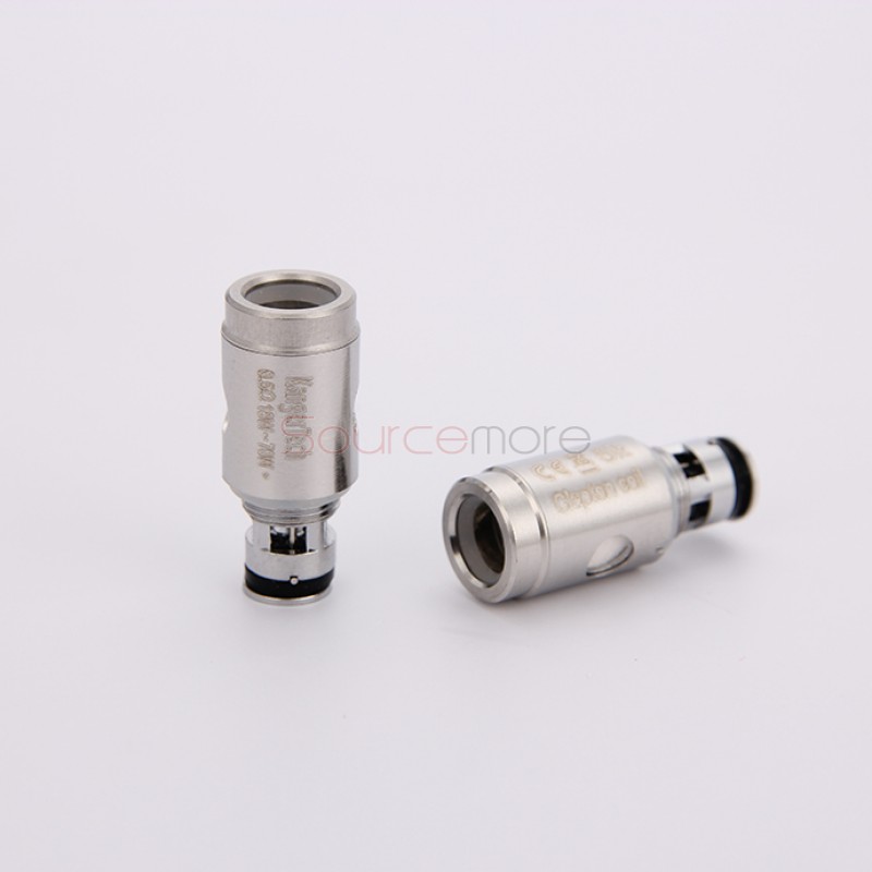 Kanger Clapton Replacement Coil Head Stainless Steel Case Kanthal Wire Japanese Cotton 5pcs-1.2ohm