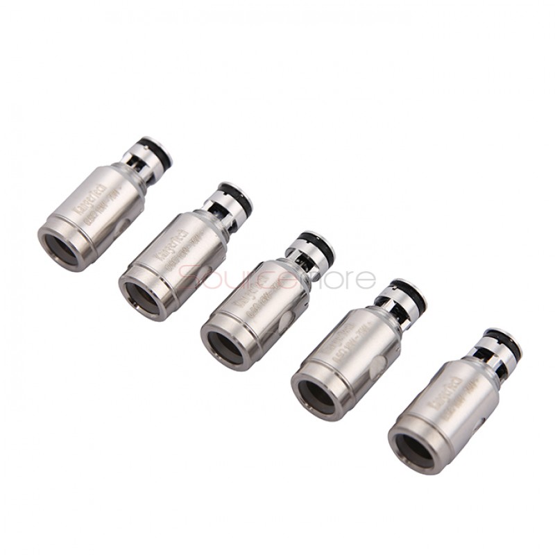 Kanger Clapton Replacement Coil Head Stainless Steel Case Kanthal Wire Japanese Cotton 5pcs-0.5ohm