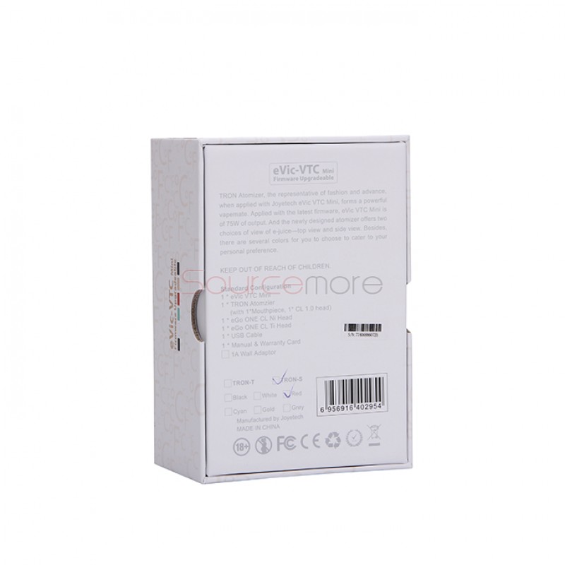 Joyetech eVic-VTC Mini Kit with TRON Atomizer - Red