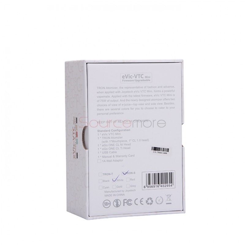 Joyetech eVic-VTC Mini Kit with TRON Atomizer - White