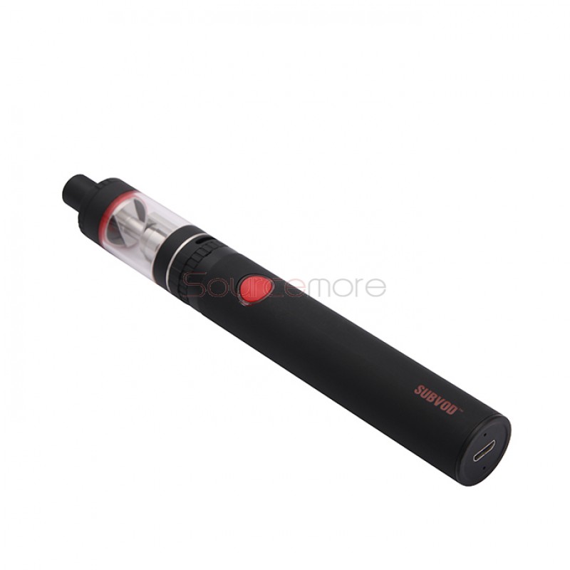 Kanger SUBVOD Starter Kit 1300mah SUBVOD Battery with 3.2ml Nano Atomizer(SSOCC Coil Head)  - Black
