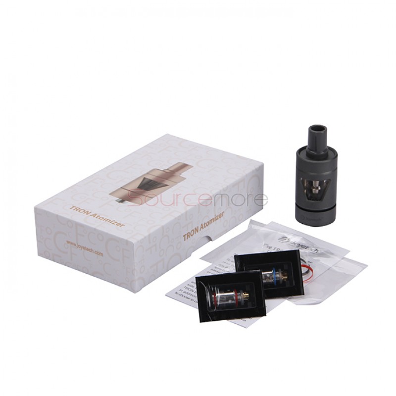 Joyetech Tron-S Atomizer 4.0ml Hidden Adjustable Airflow Side Ejuice View Window-Gray