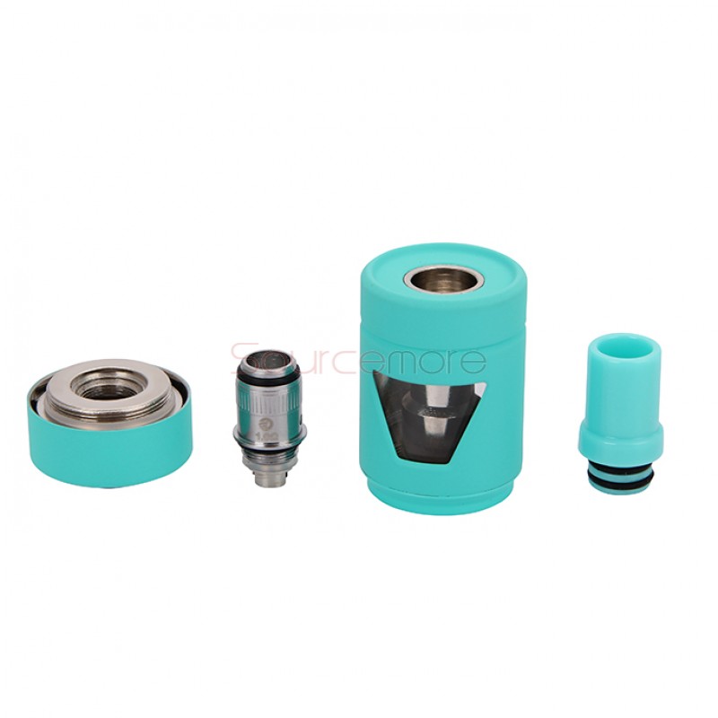 Joyetech Tron-S Atomizer 4.0ml Hidden Adjustable Airflow Side Ejuice View Window-Cyan