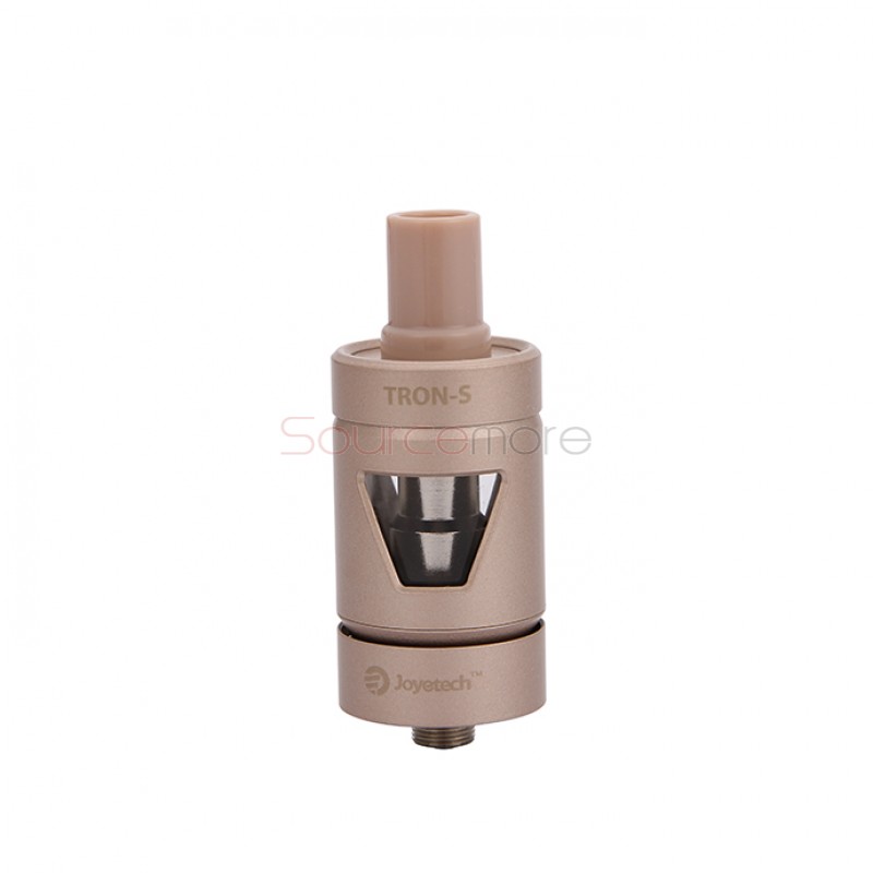 Joyetech Tron-S Atomizer 4.0ml Hidden Adjustable Airflow Side Ejuice View Window-Golden