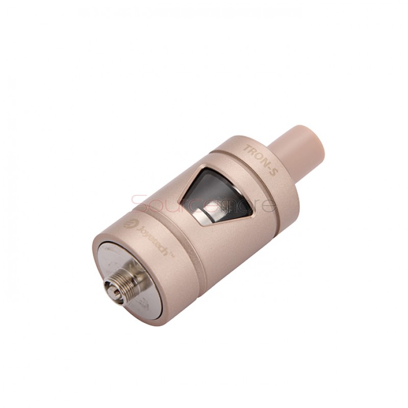 Joyetech Tron-S Atomizer 4.0ml Hidden Adjustable Airflow Side Ejuice View Window-Golden