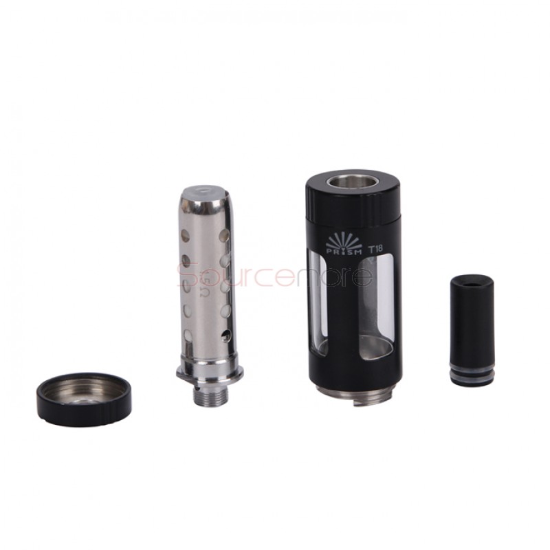 Innokin Endura Prism T18 Tank 2.5ml Top Filling with 1.5ohm Replaceable Coil Head-Black