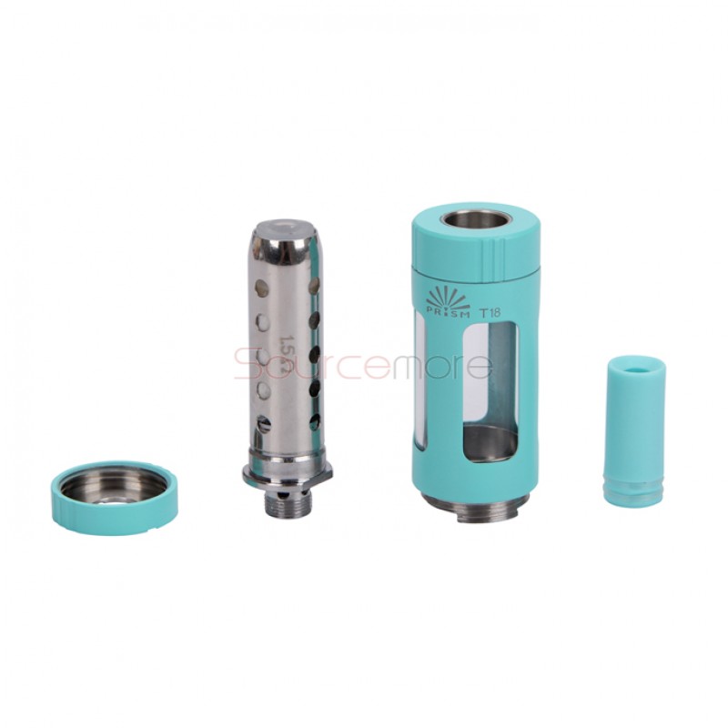 Innokin Endura Prism T18 Tank 2.5ml Top Filling with 1.5ohm Replaceable Coil Head-Blue