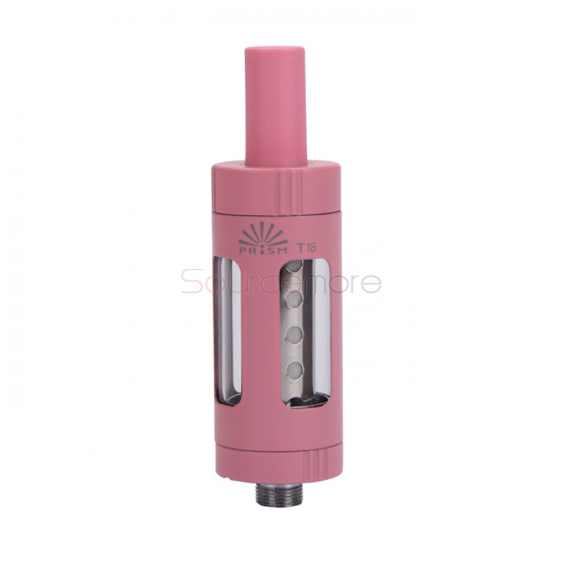 Innokin Endura Prism T18 Tank 2.5ml Top Filling with 1.5ohm Replaceable Coil Head-Pink