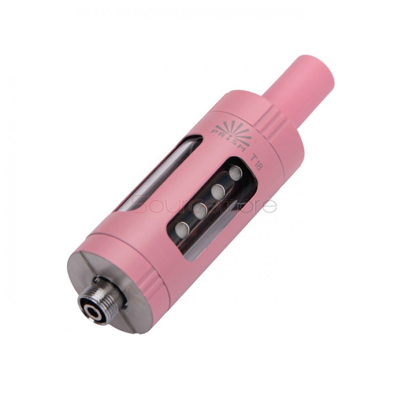 Innokin Endura Prism T18 Tank 2.5ml Top Filling with 1.5ohm Replaceable Coil Head-Pink