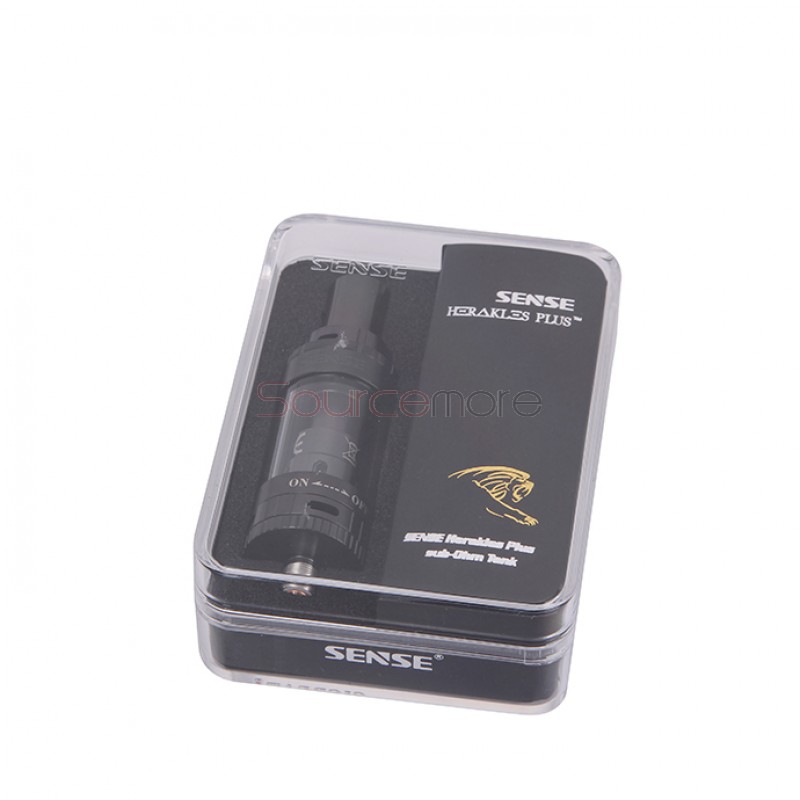  Sense Herakles Plus 3.6ml Tank Top Airflow&Filling Tri Parallel Coil Design Clearomizer-Black
