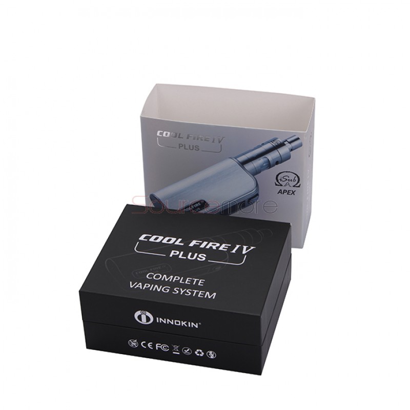 Innokin Cool Fire IV Plus 70W with iSub Apex 3.0ml Starter Kit 3300mah Built-in Battery with Top Filling Apex Tank Vapemate-Stianlee Steel