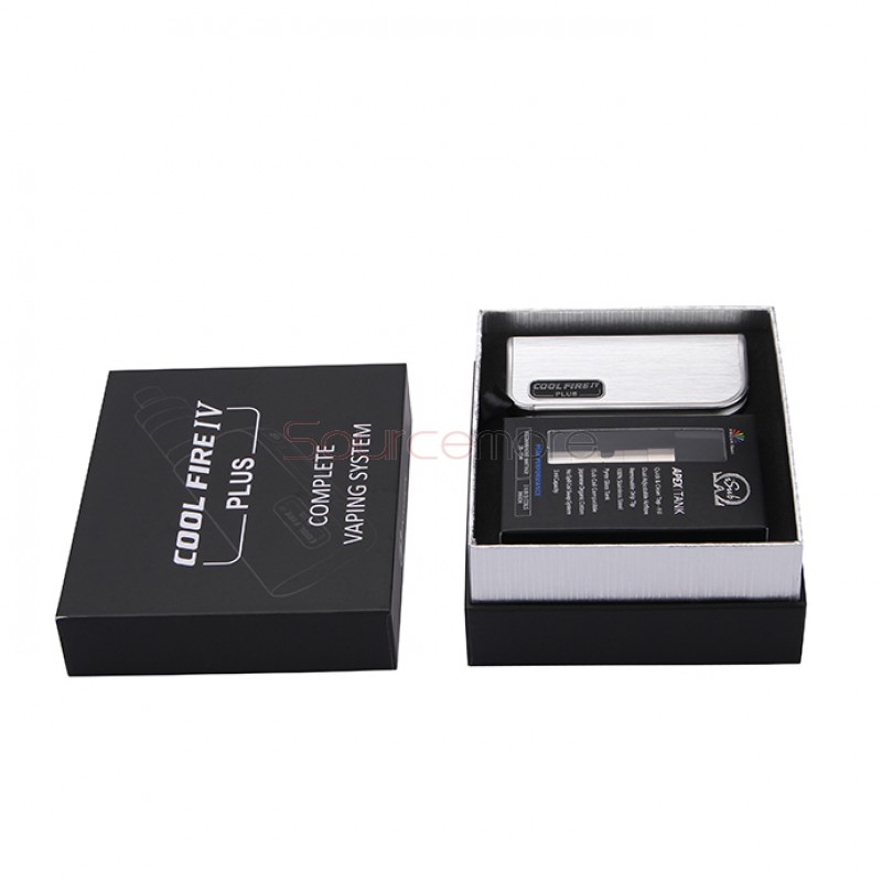 Innokin Cool Fire IV Plus 70W with iSub Apex 3.0ml Starter Kit 3300mah Built-in Battery with Top Filling Apex Tank Vapemate-Stianlee Steel