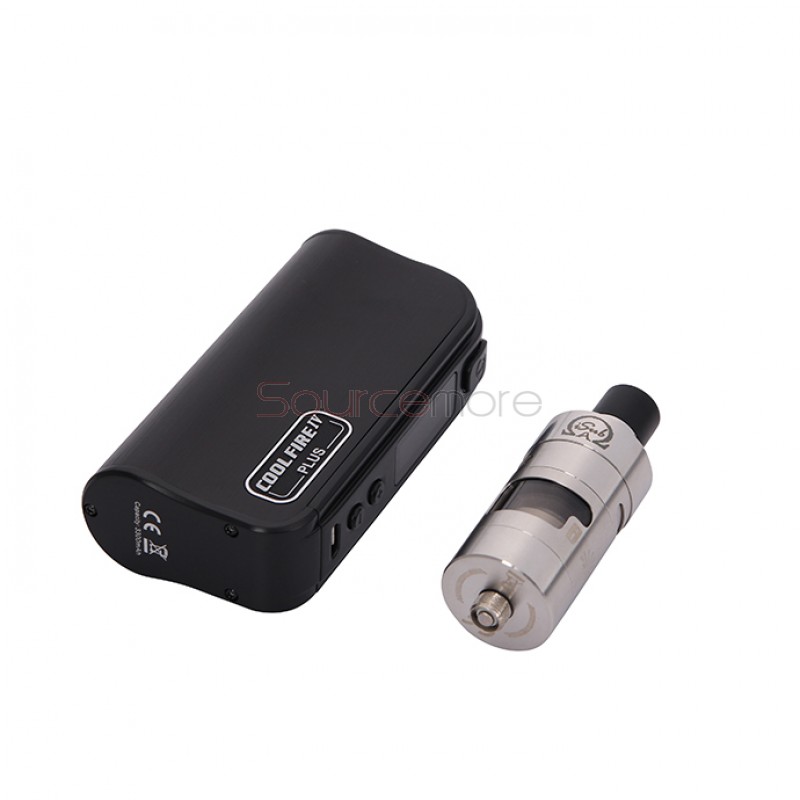 Innokin Cool Fire IV Plus 70W with iSub Apex 3.0ml Starter Kit 3300mah Built-in Battery with Top Filling Apex Tank Vapemate-Black