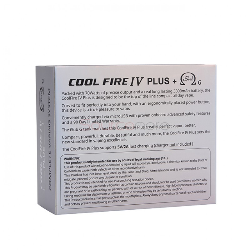 Innokin Cool Fire 4 Plus Kit With iSub G Tank