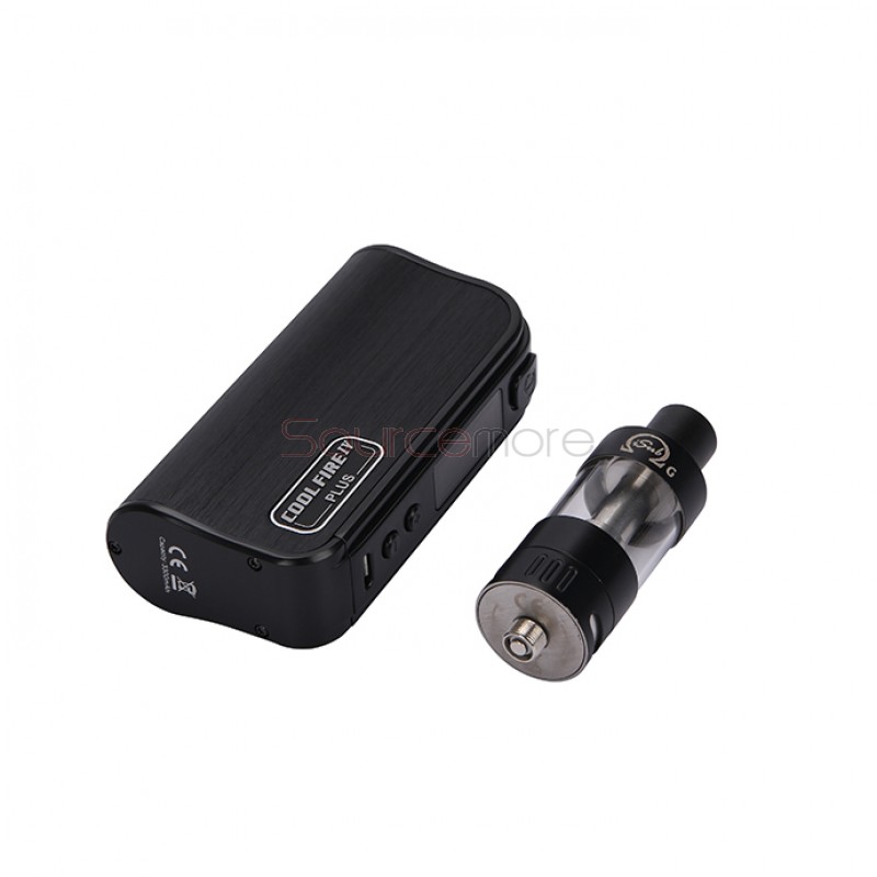Innokin Cool Fire IV Plus 70W with iSub G 4.5ml Starter Kit 3300mah Capacity Adjustable Airflow 0.5ohm Vapemate-Black