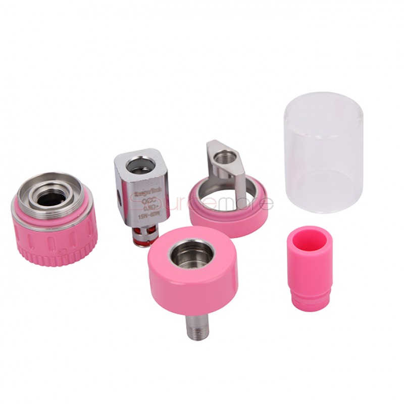 Kangertech Subtank Nano Clearomizer 3.0ml Liquid Capacity with OCC Coils-Pink
