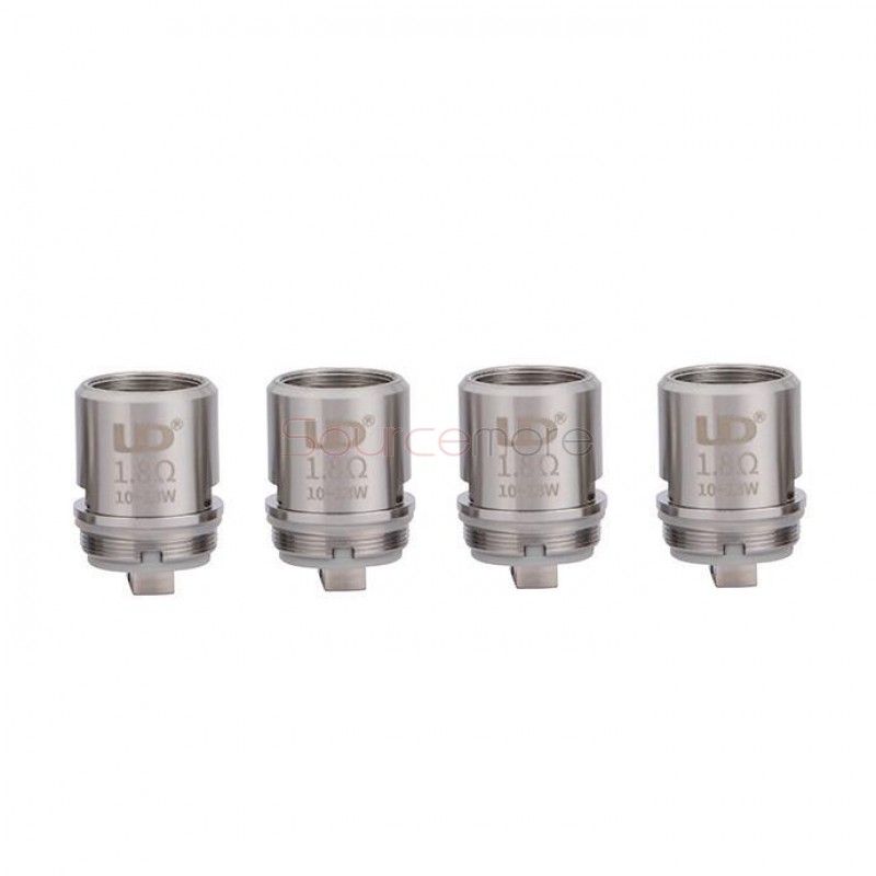 Youde Replacement Coil Head for Zephyrus V1/V2 Atomizer 4pcs-1.8ohm