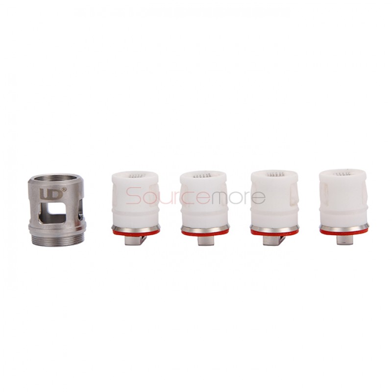 Youde Replacement Coil Head Ceramic ROCC Coil Head for Zephyrus V1/V2 Atomizer 5pcs-0.5ohm