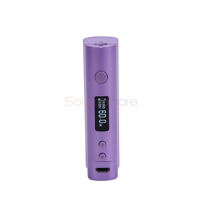 Kangertech TOPBOX Nano 60W TC Mod Kit KBox Nano Temperature Control Mod with 3.2ml TOPTANK Nano Clearomizer- Purple
