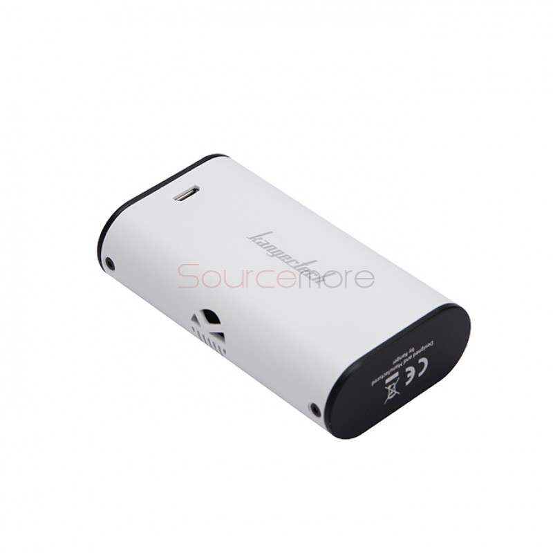 Kanger  KBOX 70W VW/TC Box Mod 4000mah Built-in Battery Spring-loaded 510 Connection Micro USB Charging Mod-White