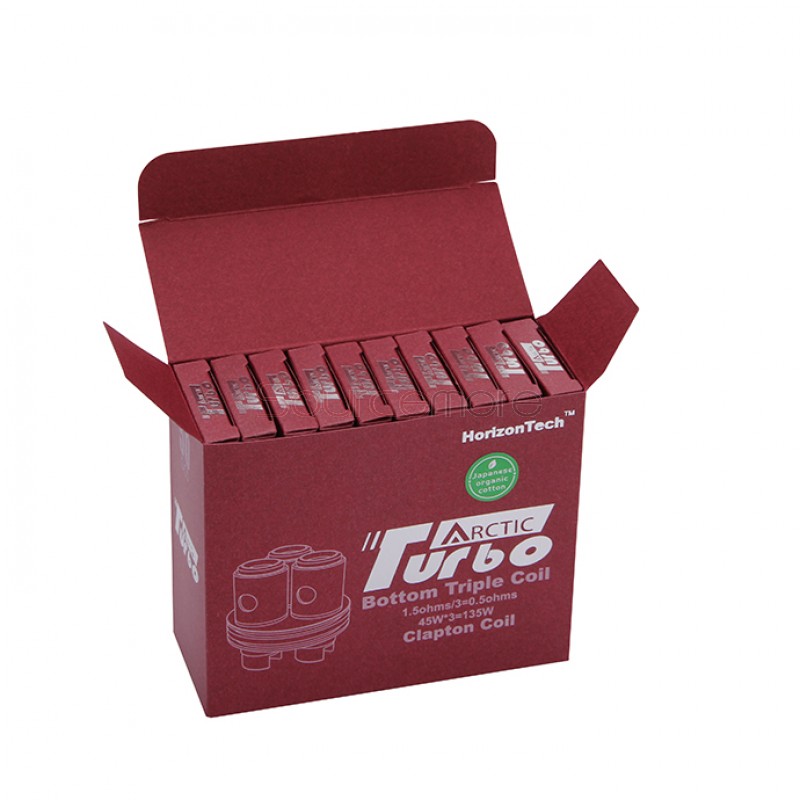  5pcs Horizon Clapton Replacement Coil Head for Arctic Turbo Sextuplet Boottom Triple Coil -1.5ohm