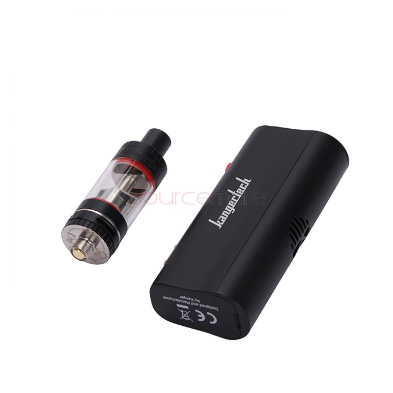 Kangertech TOPBOX Nano 60W TC Mod Kit KBox Nano Temperature Control Mod with 3.2ml TOPTANK Nano Clearomizer- Black