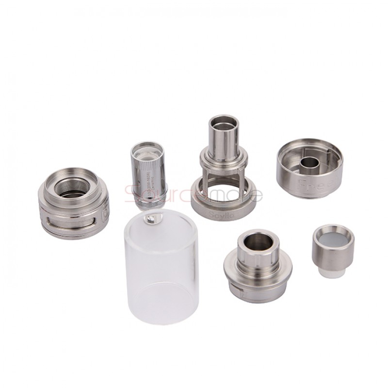 Freemax Scylla RTA 4.0ml Atomizer Top Filling FGCC Ceramic Coil Head Large Airflow Control Tank-Stainless Steel