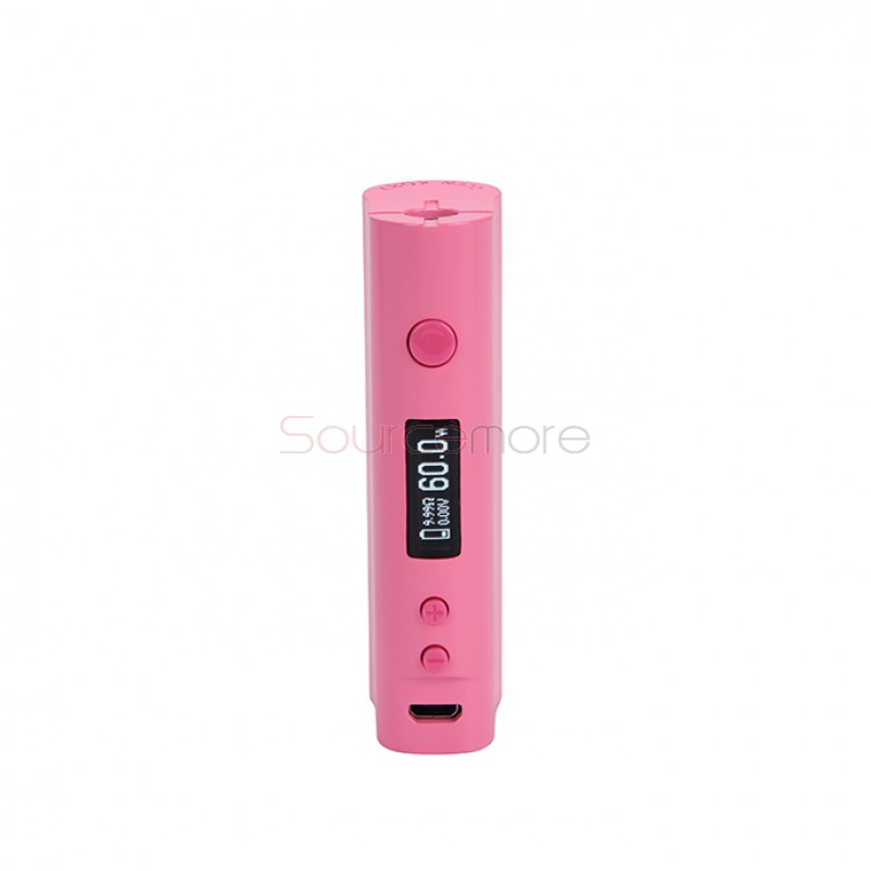 Kangertech TOPBOX Nano 60W TC Mod Kit KBox Nano Temperature Control Mod with 3.2ml TOPTANK Nano Clearomizer- Pink