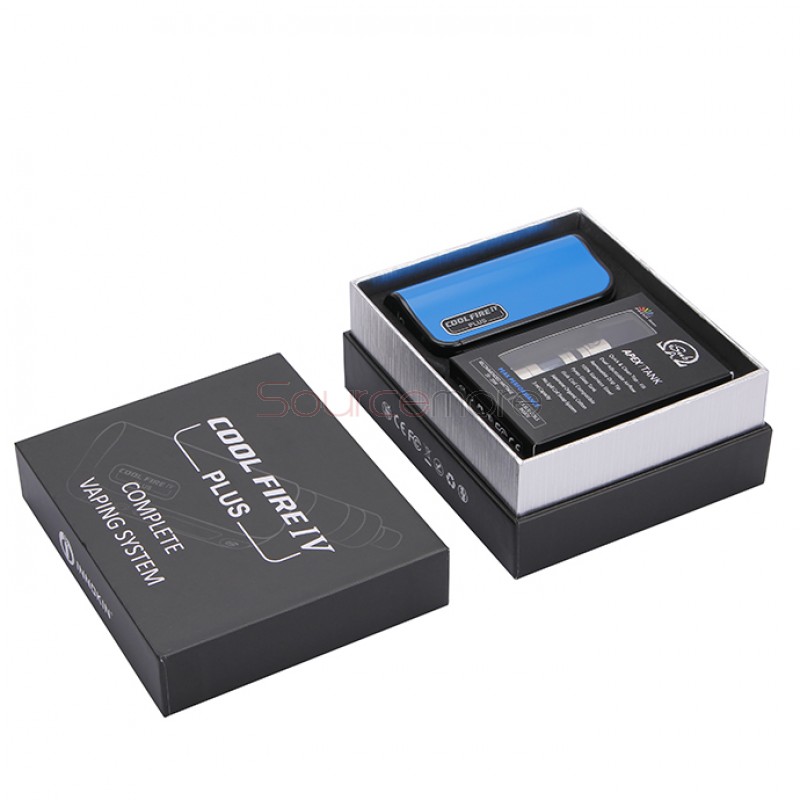 Innokin Cool Fire IV Plus 70W with iSub Apex 3.0ml Starter Kit 3300mah Built-in Battery with Top Filling Apex Tank Vapemate-Blue