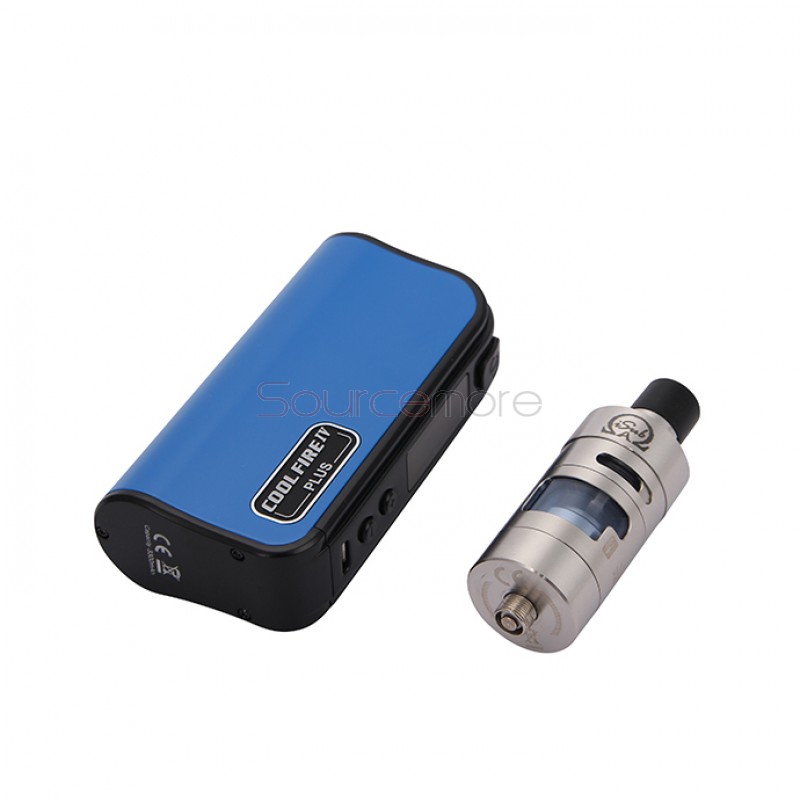 Innokin Cool Fire IV Plus 70W with iSub Apex 3.0ml Starter Kit 3300mah Built-in Battery with Top Filling Apex Tank Vapemate-Blue