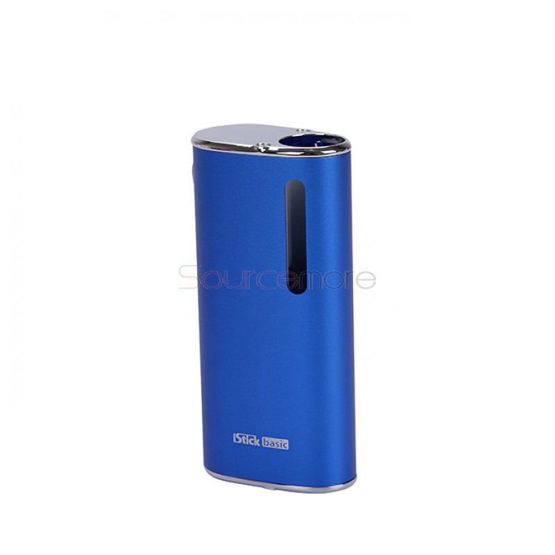 Eleaf iStick Basic 2300mah Mod Battery Simple Packing Magnetic Connector Side Liquid View Window-Blue