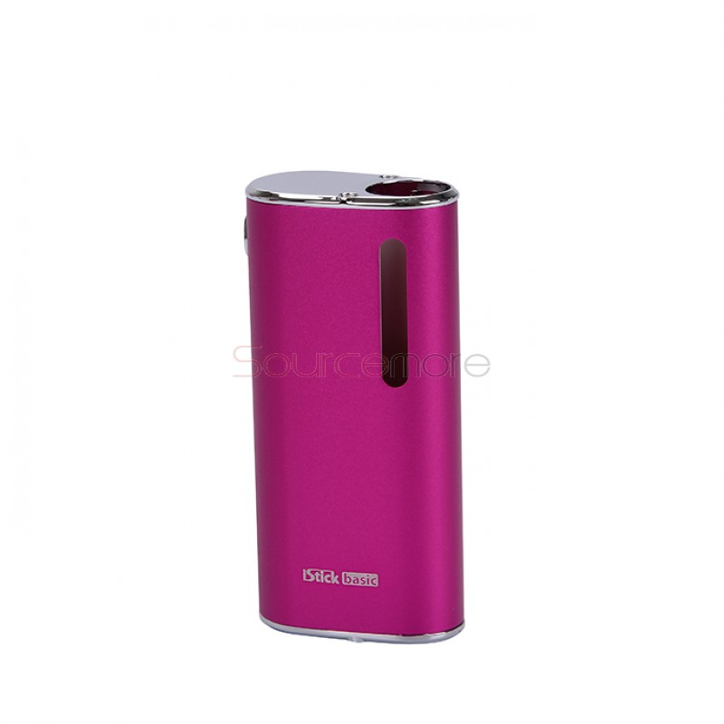 Eleaf iStick Basic 2300mah Mod Battery Simple Packing Magnetic Connector Side Liquid View Window-Pink