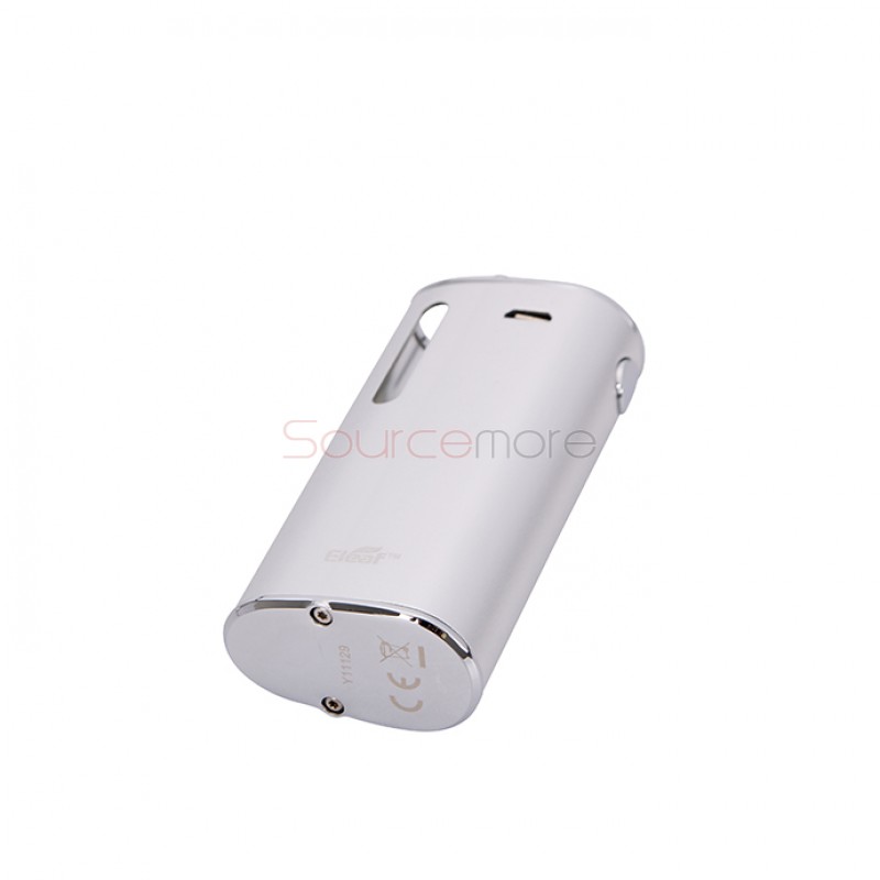 Eleaf iStick Basic 2300mah Mod Battery Simple Packing Magnetic Connector Side Liquid View Window-Silver