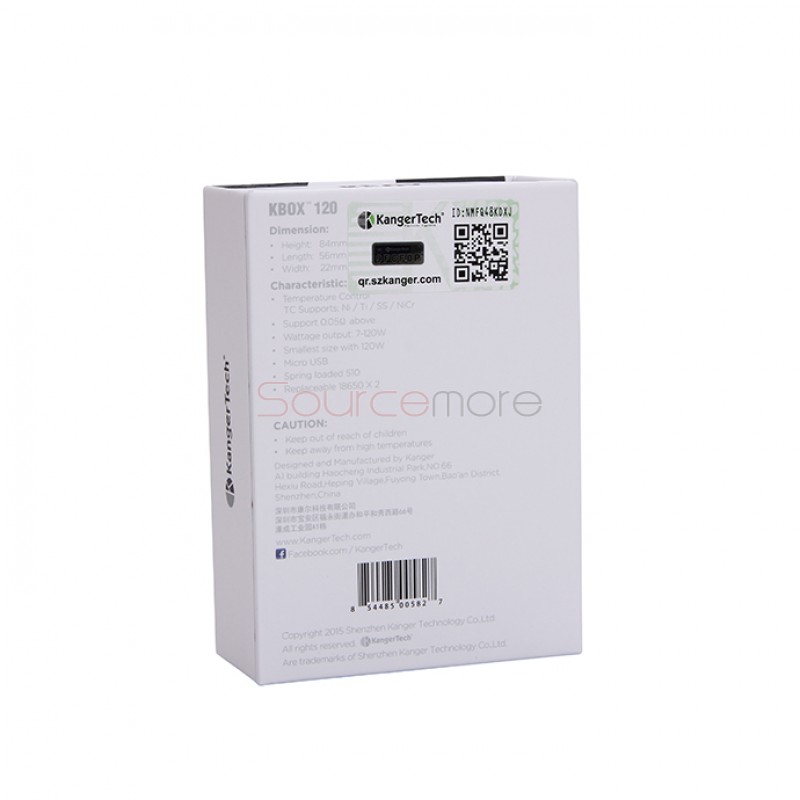Kanger  KBOX 120W TC Box Mod - White