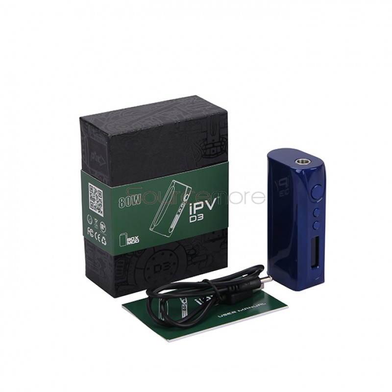 Pioneer4You IPV D3 TC 80W  Box Mod YiHi SX150H Chip Single 18650 Battery Cell-Blue