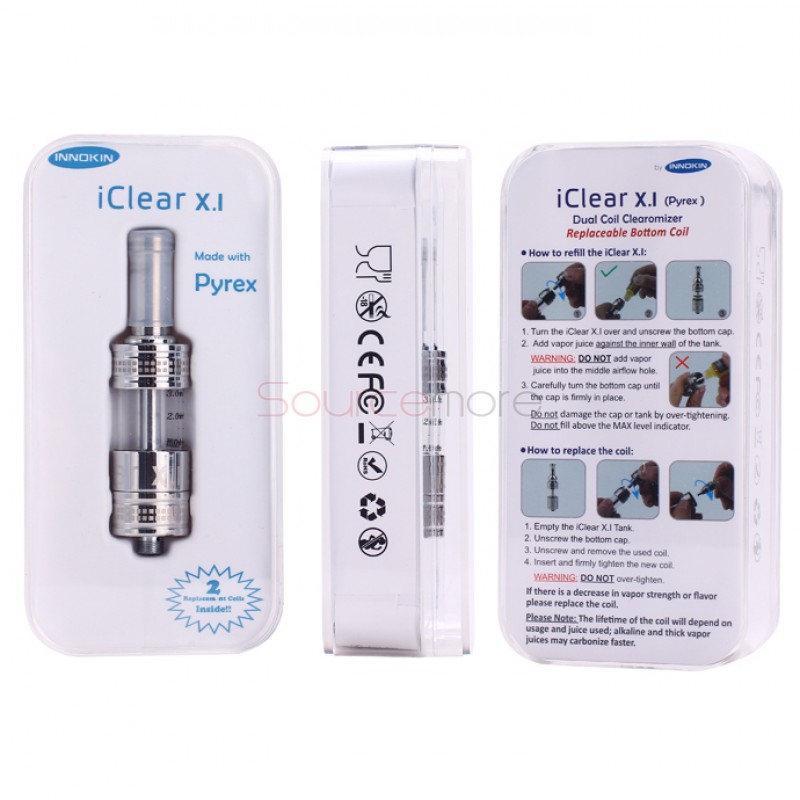 Innokin iClear X.I. Atomizer - stainless steel