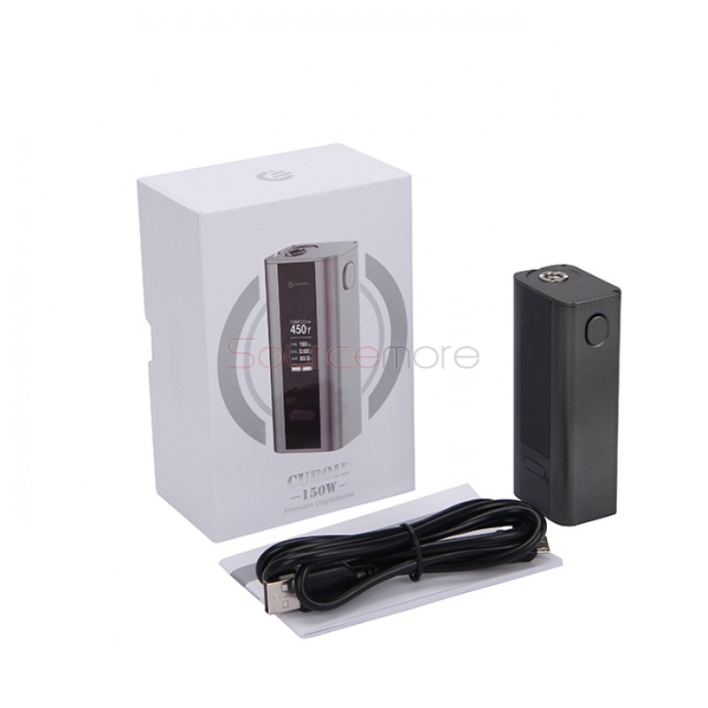 Joyetech  CUBOID 150W TC Mod 510 Connection Firmware Upgradeable Temperature Mod with OLED Screen-Grey