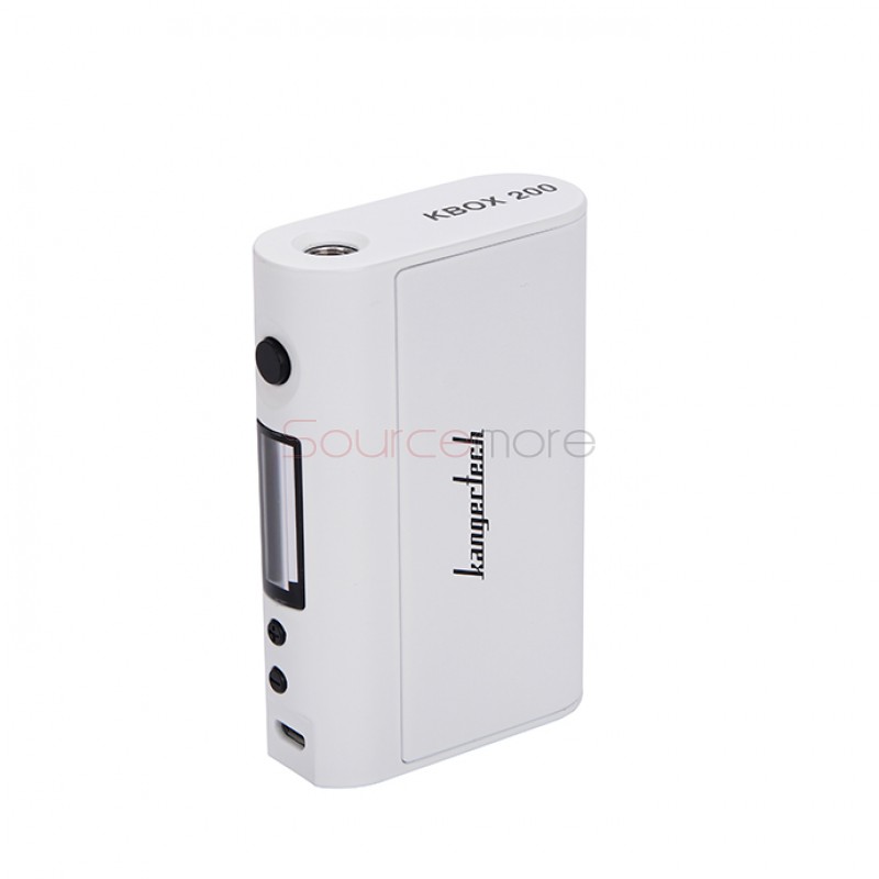 Kanger  KBOX 200W VW/TC Box Mod Powered by Dual 18650 Cells Spring-loaded 510 Connection-White