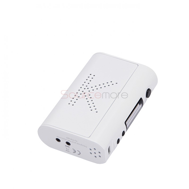 Kanger  KBOX 200W VW/TC Box Mod Powered by Dual 18650 Cells Spring-loaded 510 Connection-White