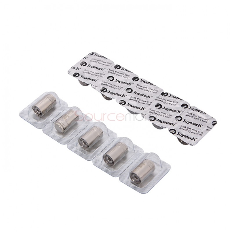 Joyetech Bottom Feeding Replacement Coil Head BF SS316 Mouth Inhale Coil for CUBIS Atomizer 5pcs-1.0ohm
