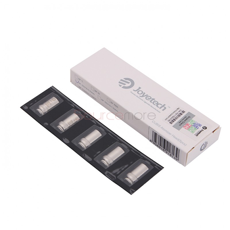 Joyetech Bottom Feeding Replacement Coil Head BF Clapton Mouth Inhale Coil for CUBIS Atomizer 5pcs-1.5ohm