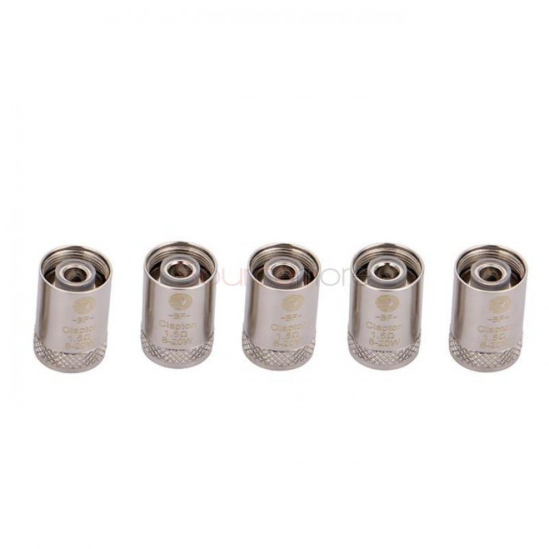 Joyetech Bottom Feeding Replacement Coil Head BF Clapton Mouth Inhale Coil for CUBIS Atomizer 5pcs-1.5ohm