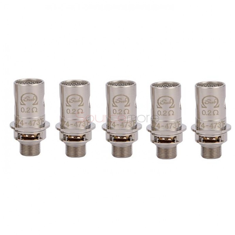 Innokin Ni200 Temperature Sensing Replacement Coil Head for iSub Series Tank 5pcs-0.2ohm