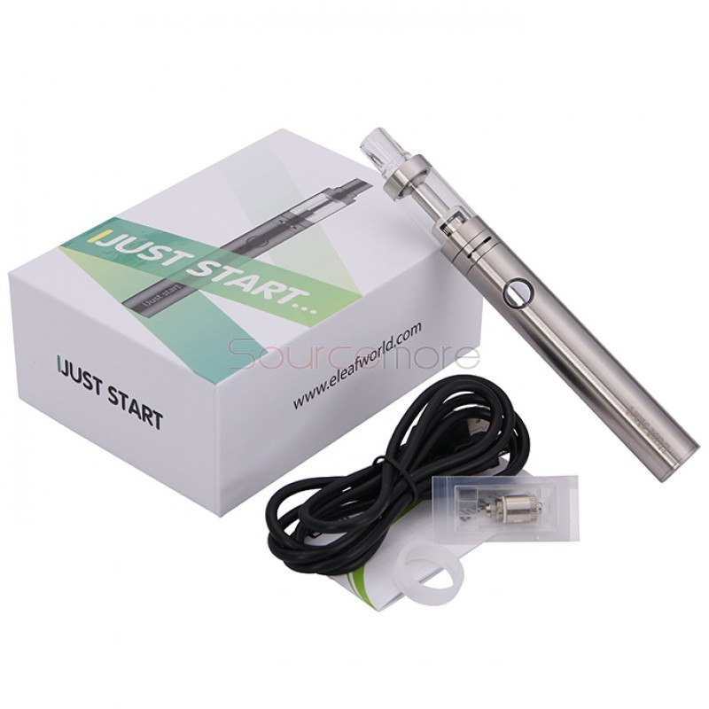 Eleaf iJust Start Kit Single Button 1300mah iJust Battery with 2.3ml GS Air 2 Atomizer-Silver