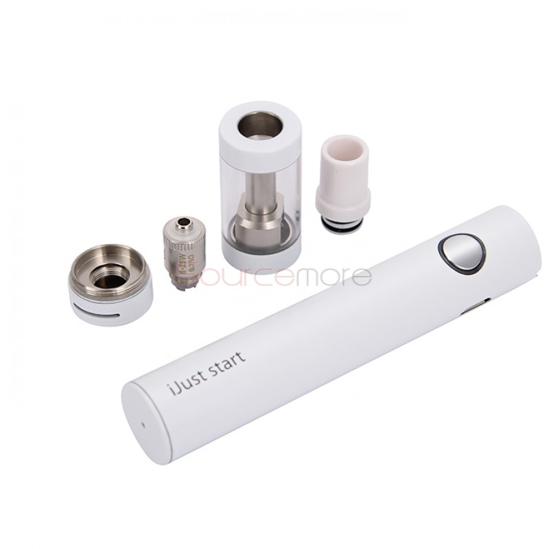 Eleaf iJust Start Kit Single Button 1300mah iJust Battery with 2.3ml GS Air 2 Atomizer-White