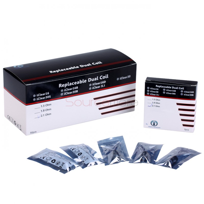 5PCS Innokin iClear 30B / X.I Replacement Coil Heads - 1.8ohm
