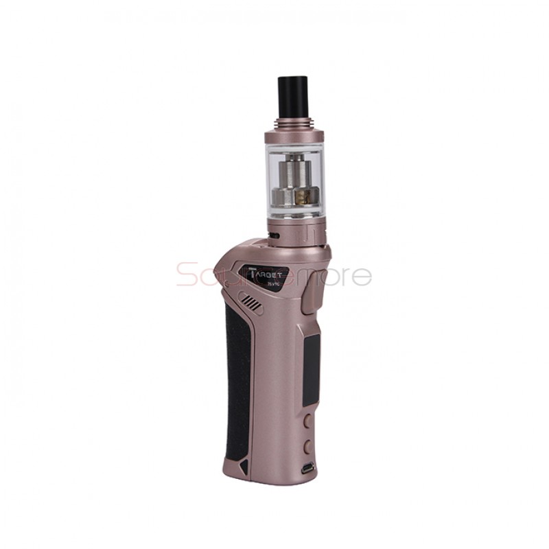 Vaporesso TARGET VTC V2 75W Starter Kit Target 75W VT/VW Single 18650 Box Mod No Spitting Target Tank with cCELL Coil-Golden
