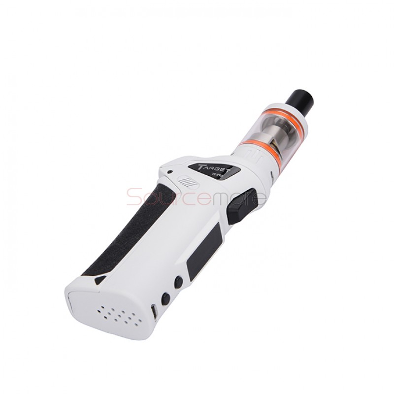 Vaporesso TARGET VTC V2 75W Starter Kit Target 75W VT/VW Single 18650 Box Mod No Spitting Target Tank with cCELL Coil-White