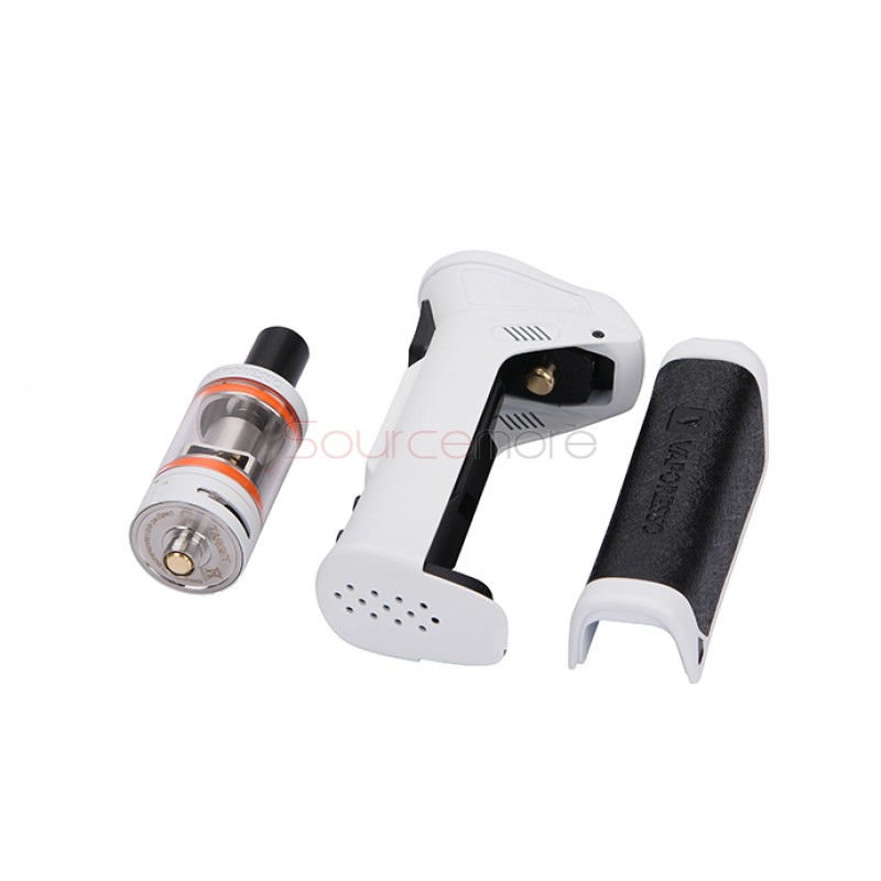 Vaporesso TARGET VTC V2 75W Starter Kit Target 75W VT/VW Single 18650 Box Mod No Spitting Target Tank with cCELL Coil-White